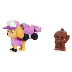 PAW Patrol , Big Truck Pups, Figurine articulée Stella avec drone de sauvetage à clipser, centre de commande et animal, pour les enfants à partir de 3 ans