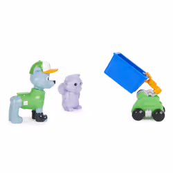 Spin Master PAW Patrol, Big Truck Pups, Figurine articulée Rocky avec drone de sauvetage à clipser, centre de commande et animal, pour les enfants à partir de 3 ans - Vue supplémentaire 4