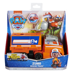PAW Patrol Pat' Patrouille Big Truck Pups - Camion + Figurine Zuma - Rejoins Pat' Patrouille Mission Camion Avec Zuma & Véhicule 22 Cm - - Jouet Enfant 3 Ans +