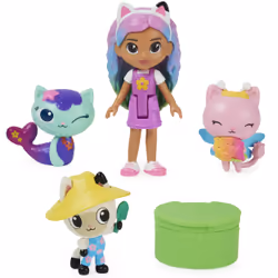 Gabby's Dollhouse Gabby et la Maison Magique - - Coffret Gabby et Ses Amis - 4 Figurines Gabby Chat Et 1 Accessoire - Tiré du Dessin Animé Gabby Et La Maison Magique - Jouet Enfant 3 Ans Et + - Vue supplémentaire 3