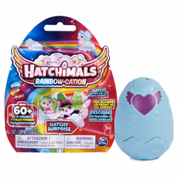 Hatchimals CollEGGtibles, Hatchy Surprise Rainbow-cation avec 1 petit enfant ou 2 bébés (les styles peuvent varier), Jouets p ...