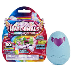 Hatchimals CollEGGtibles, Hatchy Surprise Rainbow-cation avec 1 petit enfant ou 2 bébés (les styles peuvent varier), Jouets pour filles à partir de 5 ans