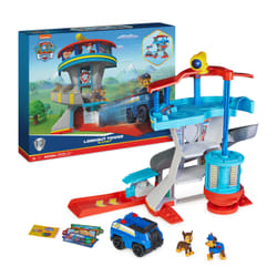 PAW Patrol La Pat' Patrouille - Tour De Contrôle - Jouet Univers Pat' Patrouille De 50 Cm - Avec Périscope, Missions, Toboggan, 7 Cartes 1 Véhicule Et 2 Figurines Chase - - Jouet Enfant 3 Ans Et +