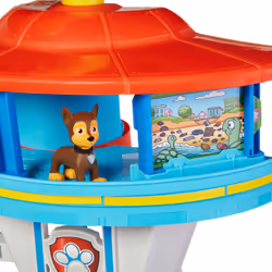 PAW Patrol La Pat' Patrouille - Tour De Contrôle - Jouet Univers Pat' Patrouille De 50 Cm - Avec Périscope, Missions, Toboggan, 7 Cartes 1 Véhicule Et 2 Figurines Chase - - Jouet Enfant 3 Ans Et + - Vue supplémentaire 7