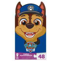 PAW Patrol LA PAT PATROUILLE - Puzzle Boite Personnage 48 Pièces Carton Chase La Pat' Patrouille - - Jeu De Société Puzzle Pat'Patrouille - Chase Marcus Stella Ruben Everest - Jouet Enfant 3 Ans Et +