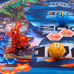 Bakugan Evolutions, Coffret Platinum Battle Bundle avec 4 , tapis de bataille, BakuCores, cartes et cartes Portail à collectionner, jouets pour garçons à partir de 6 ans