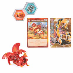Bakugan LEGENDS 2023 - PACK 1 PLATINUM SAISON 5 - 1 Bille En Métal Avec 2 Bakucores Et 2 Cartes Collection - Dessin Animé - Jouet Enfant 6 Ans Et + - Modèle Aléatoire