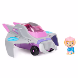 PAW Patrol PAT' PATROUILLE AQUA PUPS - Voiture + Figurine Stella - Voiture Pat Patrouille Stella - Figurine à Collectionner - Thème Mer Et Aventures Sous-Marines - - Jouet Enfant 3 Ans +