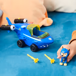 PAW Patrol PAT' PATROUILLE AQUA PUPS - Voiture + Figurine Chase - Voiture Pat Patrouille Chase - Figurine à Collectionner - Thème Mer Et Aventures Sous-Marines - - Jouet Enfant 3 Ans + - Vue supplémentaire 7