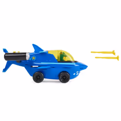 PAW Patrol PAT' PATROUILLE AQUA PUPS - Voiture + Figurine Chase - Voiture Pat Patrouille Chase - Figurine à Collectionner - Thème Mer Et Aventures Sous-Marines - - Jouet Enfant 3 Ans + - Vue supplémentaire 8