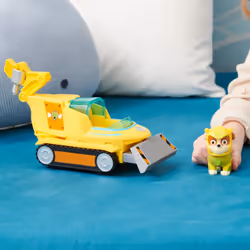 PAW Patrol PAT' PATROUILLE AQUA PUPS - Voiture + Figurine Ruben - Voiture Pat Patrouille Ruben - Figurine à Collectionner - Thème Mer Et Aventures Sous-Marines - - Jouet Enfant 3 Ans +