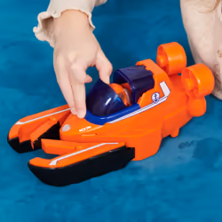 PAW Patrol PAT' PATROUILLE AQUA PUPS - Voiture + Figurine Zuma - Voiture Pat Patrouille Zuma - Figurine à Collectionner - Thème Mer Et Aventures Sous-Marines - - Jouet Enfant 3 Ans + - Vue supplémentaire 7