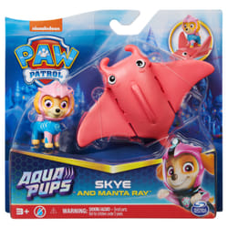 PAW Patrol , Aqua Pups, Figurines articulées Skye and Manta Ray, jouets pour enfants à partir de 3 ans