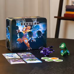 Bakugan Legends, Baku-Tin, Gargonoid X Webam ( exclusif), Mystery Core, 2 cartes portail, 4 BakuCores, figurines d'action à collectionner, à partir de 6 ans