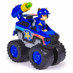 PAW Patrol Rescue Wheels Chase’s Cruiser, Voiture de police, 3 an(s), Plastique, Noir, Bleu, Gris