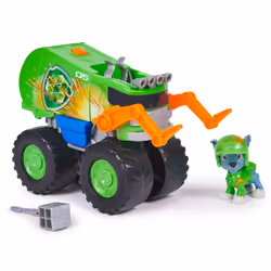 PAW Patrol Rescue Wheels Rocky’s Recycle Truck, Camion-poubelle, 3 an(s), Plastique, Noir, Vert, Orange