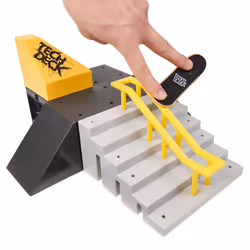 Tech Deck - FINGER SKATE - Starter Set X-Connect Skate Park 100% Modulable À Construire Et Personnaliser + 1 Finger Skate Exclusif - Mini skate - Jouet Enfant 6 Ans et + - Modèle Aléatoire