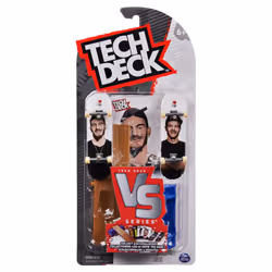 Tech Deck - FINGER SKATE - PACK VERSUS 2 FINGER SKATES - 2 Authentiques Finger Skates A Collectionner Avec Obstacle - Mini sk ...
