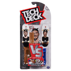 Tech Deck - FINGER SKATE - PACK VERSUS 2 FINGER SKATES - 2 Authentiques Finger Skates A Collectionner Avec Obstacle - Mini skate - Jouet Enfant 6 Ans et + - Modèle Aléatoire