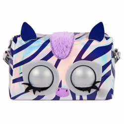 Purse Pets MÉTALLIQUE MAGIC - ZÈBRE - COMPAGNON INTERACTIF FORMAT SAC À MAIN - Animal Interactif Style Métallique Qui Cligne Des Yeux - Sons Et Modes De Jeu - Jouet Enfant 5 Ans Et + - Vue supplémentaire 5