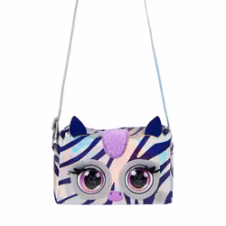 Purse Pets MÉTALLIQUE MAGIC - ZÈBRE - COMPAGNON INTERACTIF FORMAT SAC À MAIN - Animal Interactif Style Métallique Qui Cligne Des Yeux - Sons Et Modes De Jeu - Jouet Enfant 5 Ans Et + - Vue supplémentaire 7