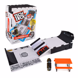 Tech Deck , The Berrics Transforming Park, X-Connect Park Creator, Coffret pliable de 76 cm avec rangement et fingerboard exc ...