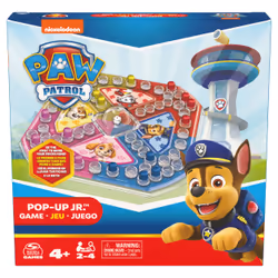 Spin Master Games PAW Patrol, Jeu Pop-Up Jr. de , Jouets Pat'Patrouille Nickelodeon, Chase, Stella, Marcus, Ruben, pour les e ...