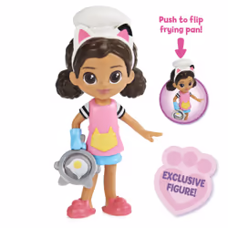 Gabby's Dollhouse - GABBY ET LA MAISON MAGIQUE - PACK 2 FIGURINES ET ACCESSOIRES - Coffret Pâtisseries - Gabby, 1 Figurine Chat Et Accessoires - Dessin Animé Gabby Chat - Jouet Enfant 3 Ans et + - Vue supplémentaire 4