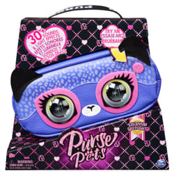 Purse Pets - SAC BANANE GUÉPARD - COMPAGNON INTERACTIF FORMAT SAC CEINTURE - Animal Interactif Avec 30 Sons Réactions Et Effets Lumineux Arc-en-Ciel - 5 Chansons À Découvrir - Jouet Enfant 5 Ans Et +