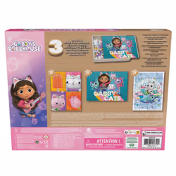 Spin Master Games Gabby's Dollhouse, Coffret de 3 puzzles en bois de 12 et 16 pièces avec boîte de rangement en bois, pour enfants à partir de 3 ans - Vue supplémentaire 5