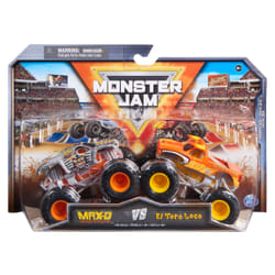 Monster Jam , Monster trucks en métal moulé Max D Vs. El Toro Loco officiels, échelle 1:64, jouets pour garçons à partir de 3 ans