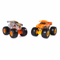 Monster Jam , Monster trucks en métal moulé Max D Vs. El Toro Loco officiels, échelle 1:64, jouets pour garçons à partir de 3 ans