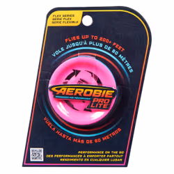 Aerobie Disque volant miniature Pro Lite, parfait pour les enfants, pour les cadeaux de fêtes et pour jouer dans le jardin, j ...