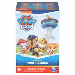 PAW Patrol , 10e anniversaire, Mini-figurine surprise à collectionner de 5 cm avec une boîte tour de contrôle (plusieurs modè ...