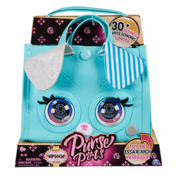 Purse Pets - TOTE BAG CHIOT - ANIMAL INTERACTIF FORMAT SAC À MAIN - Sac pour Enfant Chien Interactif Qui Cligne Des Yeux - À ...