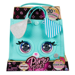 Purse Pets - TOTE BAG CHIOT - ANIMAL INTERACTIF FORMAT SAC À MAIN - Sac pour Enfant Chien Interactif Qui Cligne Des Yeux - À L'Epaule Ou En Bandoulière- Sons Et Modes De Jeu - Jouet Enfant 4 Ans Et +