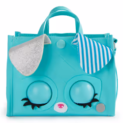Purse Pets - TOTE BAG CHIOT - ANIMAL INTERACTIF FORMAT SAC À MAIN - Sac pour Enfant Chien Interactif Qui Cligne Des Yeux - À L'Epaule Ou En Bandoulière- Sons Et Modes De Jeu - Jouet Enfant 4 Ans Et +