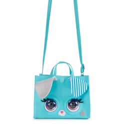 Purse Pets - TOTE BAG CHIOT - ANIMAL INTERACTIF FORMAT SAC À MAIN - Sac pour Enfant Chien Interactif Qui Cligne Des Yeux - À L'Epaule Ou En Bandoulière- Sons Et Modes De Jeu - Jouet Enfant 4 Ans Et + - Vue supplémentaire 5