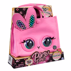 Purse Pets - TOTE BAG LAPIN - ANIMAL INTERACTIF FORMAT SAC À MAIN - Sac pour Enfant Lapin Qui Cligne Des Yeux - À L'Epaule Ou En Bandoulière - Sons Et Modes De Jeu - Jouet Enfant 4 Ans Et + - Vue supplémentaire 8