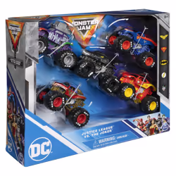 PACK DE 5 VEHICULES DIE-CAST 1:64 DC COMICS Monster Jam, Viêt Nam, 308 mm, 83 mm, 257 mm, CE