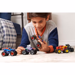 PACK DE 5 VEHICULES DIE-CAST 1:64 DC COMICS Monster Jam - Vue supplémentaire 6
