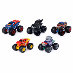 PACK DE 5 VEHICULES DIE-CAST 1:64 DC COMICS Monster Jam - Vue supplémentaire 7