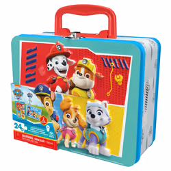 PAW Patrol GRANDE VALISETTE METAL 2 PUZZLES LENTICULAIRES La Pat' Patrouille