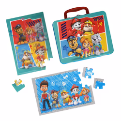 PAW Patrol GRANDE VALISETTE METAL 2 PUZZLES LENTICULAIRES La Pat' Patrouille - Vue supplémentaire 5