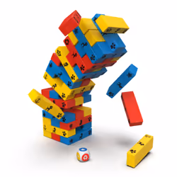 Games LA PAT PATROUILLE - TOUR JENGA La Pat' Patrouille - Paw Patrol - Jeu de Société Tour À Construire Pat' Patrouille - 48 Blocs Et 1 Dé - Jeu d'Équilibre Patience Raisonnement - Jouet Enfant 4 Ans et + - Vue supplémentaire 4