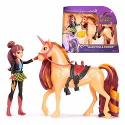 Unicorn Academy Valentina & Cinder, Poupée mannequin, Femelle, 3 an(s), Fille, 115 mm, Multicolore