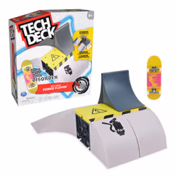 Tech Deck , Power Flippin, X-Connect Park Creator, Coffret rampe à construire et à personnaliser avec fingerboard exclusif, j ...