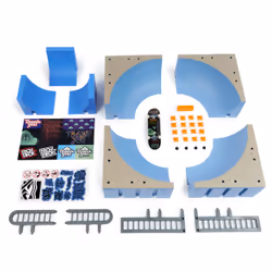 Tech Deck - FINGER SKATE - MEGA BOWL X-CONNECT - Skate Park Rampe 100% Modulable À Construire Et Personnaliser + 1 Finger Skate Thank You Exclusif - Mini skate - Jouet Enfant 6 Ans et +