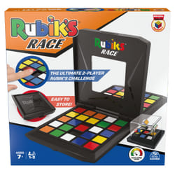 Games RUBIK'S RACE - Jeu de Casse-Tête Coloré Rubik's - Jeu de société Classique 3X3 - Stratégie Ultime Face à Face - Jeu pour Deux Joueurs - Jeux de société - Jouet Enfant 7 Ans et +