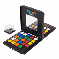 Games RUBIK'S RACE - Jeu de Casse-Tête Coloré Rubik's - Jeu de société Classique 3X3 - Stratégie Ultime Face à Face - Jeu pour Deux Joueurs - Jeux de société - Jouet Enfant 7 Ans et +